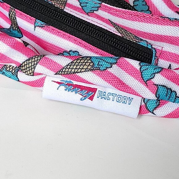 CUTE FANNY FACTORY Fanny Pack ICE CREAM PRINT Waist Bag BNWOT - Picture 3 of 6